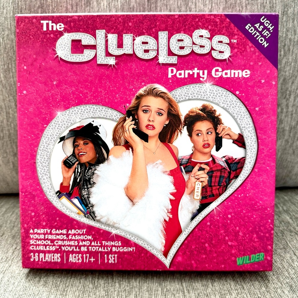 👄 New Clueless Party Game Ugh, As If ! Edition Cher Dion Fashion Totally Buggin